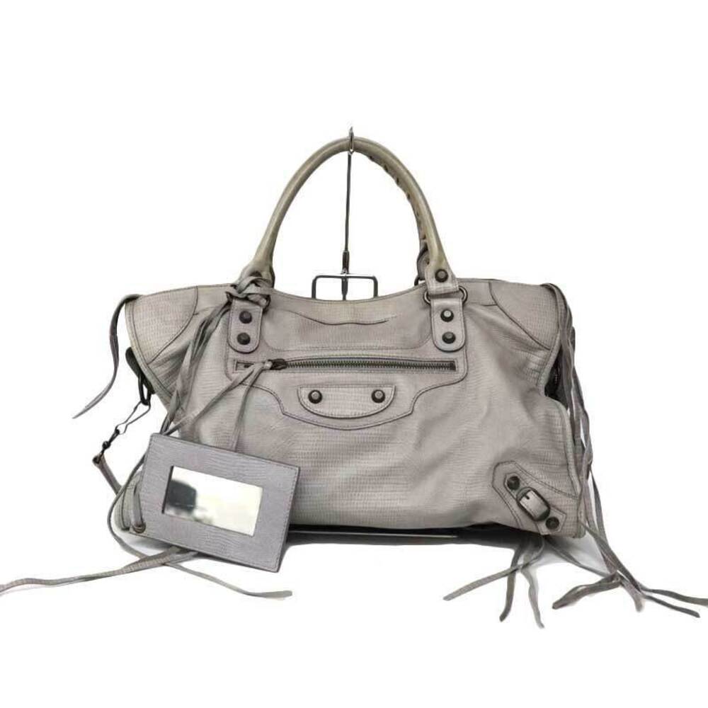 BALENCIAGA bag City Gray Leather
